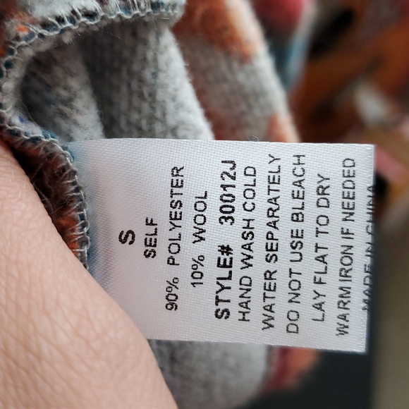 Blue B Women's Pendleton Wool Blend Western Cawl Neck Spring Jacket Coat Size S - Picture 10 of 13